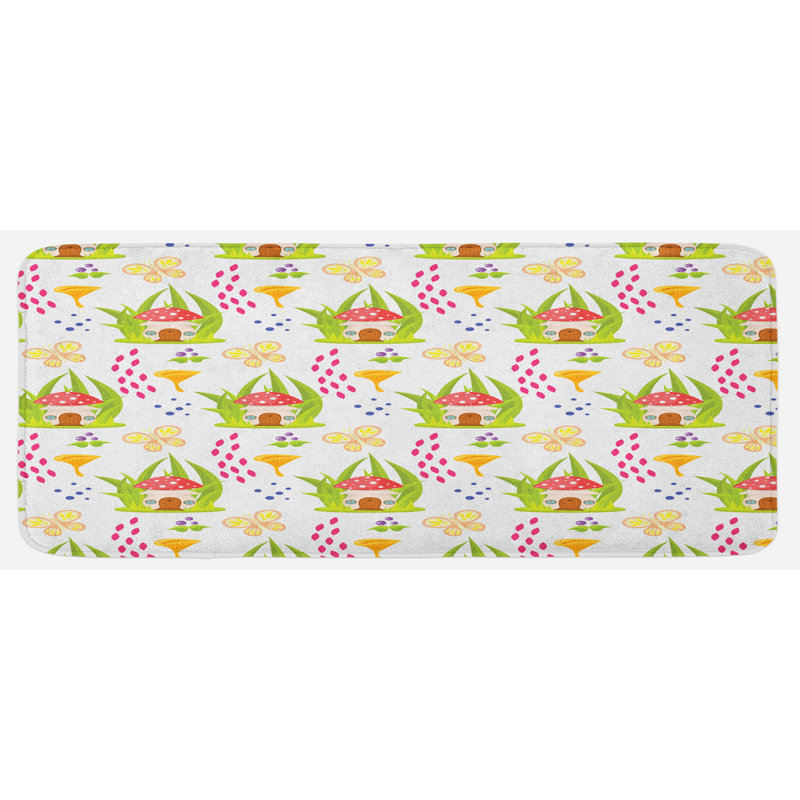 Tapis de cuisine champignon