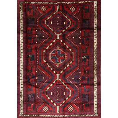 Tapis oriental marron / noir