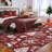 Christmas Rug Thin Washable Rug with Non Slip Rubber Backing, Low Pile Soft Indoor Carpet, Non Shedding Foldable Printed Floor Mats for Living Room Nursery Bedroom-1456669069