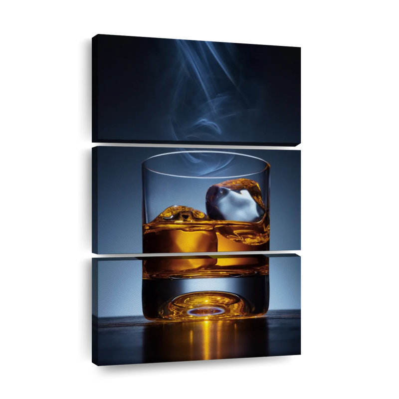 Cool Whiskey Wall Art Multi Piece Canvas Print, H 57 po x l 36 po x P 1,25 po