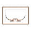 Nature Inspired Peeking Longhorn Cow by  - Picture Frame Photograph on Paper-81388112-131286414-131286418