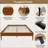 High Solid Dry Bamboo Wood Platform Bed Frame, With Wood Slat Metal Support, Modern & Minimalist Style, No Box Spring Needed, Easy Assembly-2097838933-2097838932