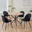 Caileigh Cotton Blend Upholstered Metal Side Chair-1052555673