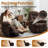 KORSER Recliner Chair, Small Recliner For Small Space, 360 ° Swivel Rocker Recliner For Living Room, Manual Recliner With Side Pockets-530117208