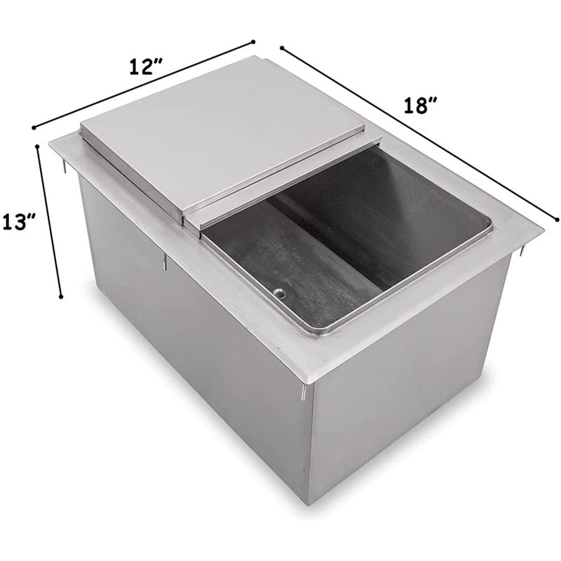 Stainless Steel Commercial Ice Bin