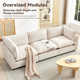 106.38” W Oversized 3-Seater Modular Sofa