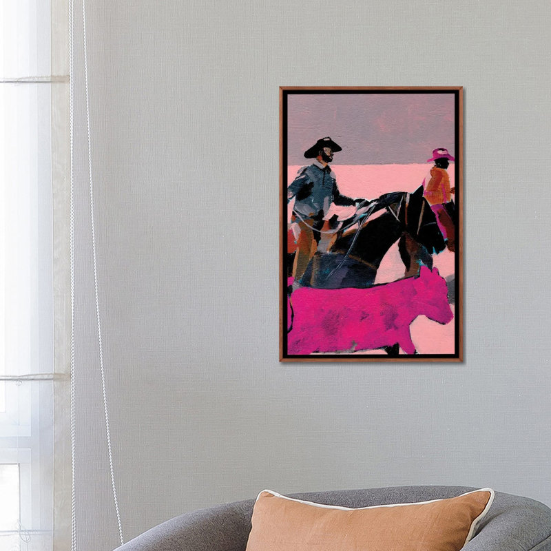 Pink Cows, 66.04 cm H x 45.72 cm W x 4.445 cm D, Classic Wood