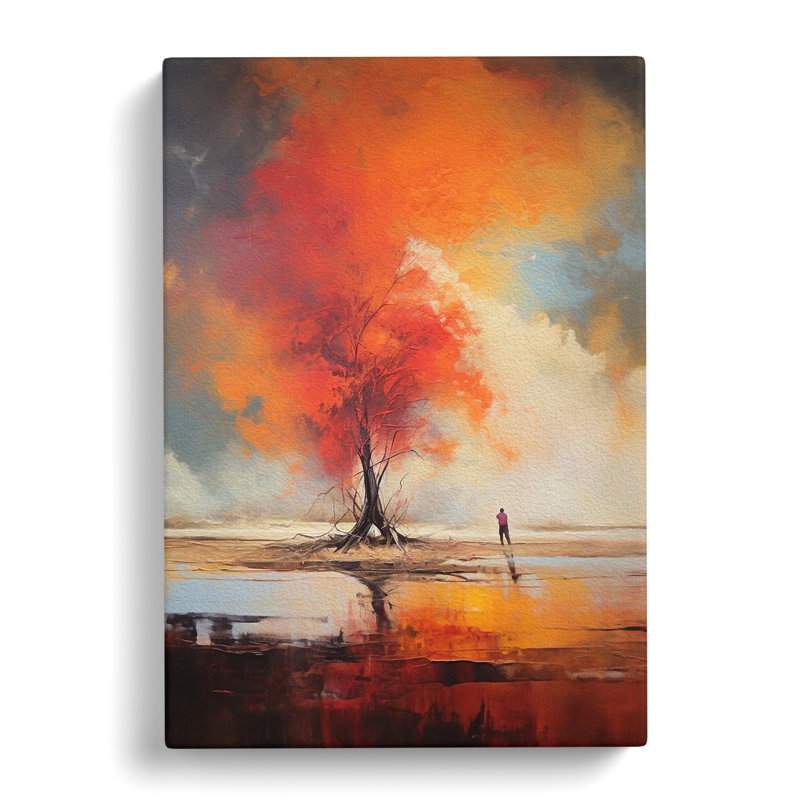 Landscape Gestural No.2 - No Frame Print, 60cm H x 40cm W x 3cm D