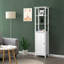 Armoire de rangement 63 po, armoire de rangement multifonctionnelle pour salle de bain 63 po avec tablette à 3 niveaux, tour à linge autoportante