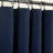 Linen Button Cotton Blend Blackout Curtain Single Panel-75021106