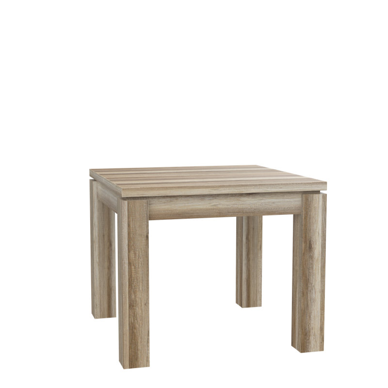 Table de salle à manger extensible Kerby, Chêne antique