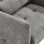 Canapé simple en velours de 33,86 po avec coussin décoratif, fauteuil à 2 accoudoirs en bois massif pour la chambre à coucher, le bureau et le salon-537714797