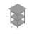 Raemarie 30.71'' H x 20.87'' W Printer Stand