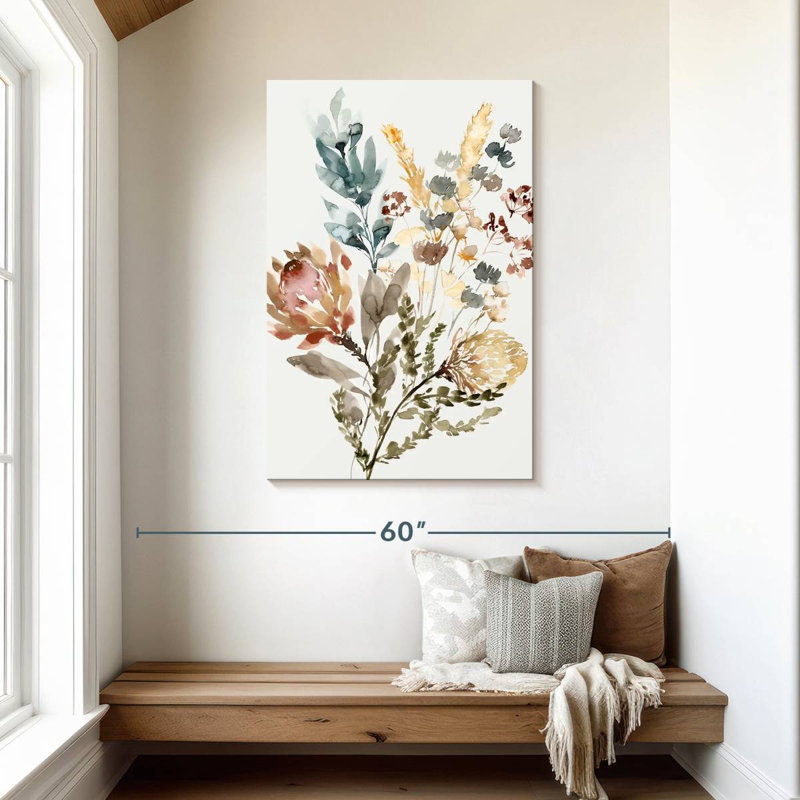 Bouquet de fleurs sauvages Harnek, H 45 po x l 30 po