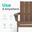 Chaise Adirondack pliante Bruce HDPE-317803508