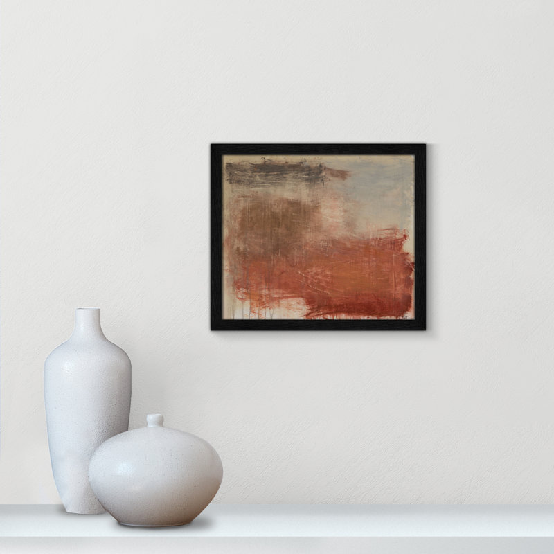 «Autumn Over The Rivera» par Casa Fine Arts, H 13 po x l 15 po x P 0,75 po, Reproduction encadrée sans passe-partout, Noir