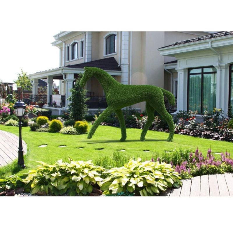 Topiaire de cheval extérieur