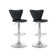 Honea Swivel Upholstered Adjustable Height Counter Stool with Metal Frame