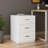 Modern Office Furniture Set (4 Pieces) | Study Desk (55.1 x 28.7 x 23.6 in), Coffee Table (23.6 x 18.1 x 18.1 in), Drawer (17.5 x 24.3 x 18.4 in), Console (55.0 x 24.3 x 18.2 in) | 100% Melamine Coated Particle Board, Stylish & Functional Design-2020432901