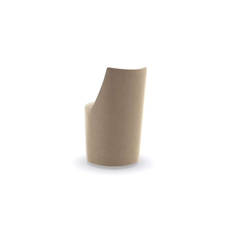 Barrel Roll Upholstered Dining Chair