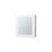 Elegant White Mirror Cabinet For Bathroom - 2 Shelves Storage Wall Mounted White, Organization-302741600