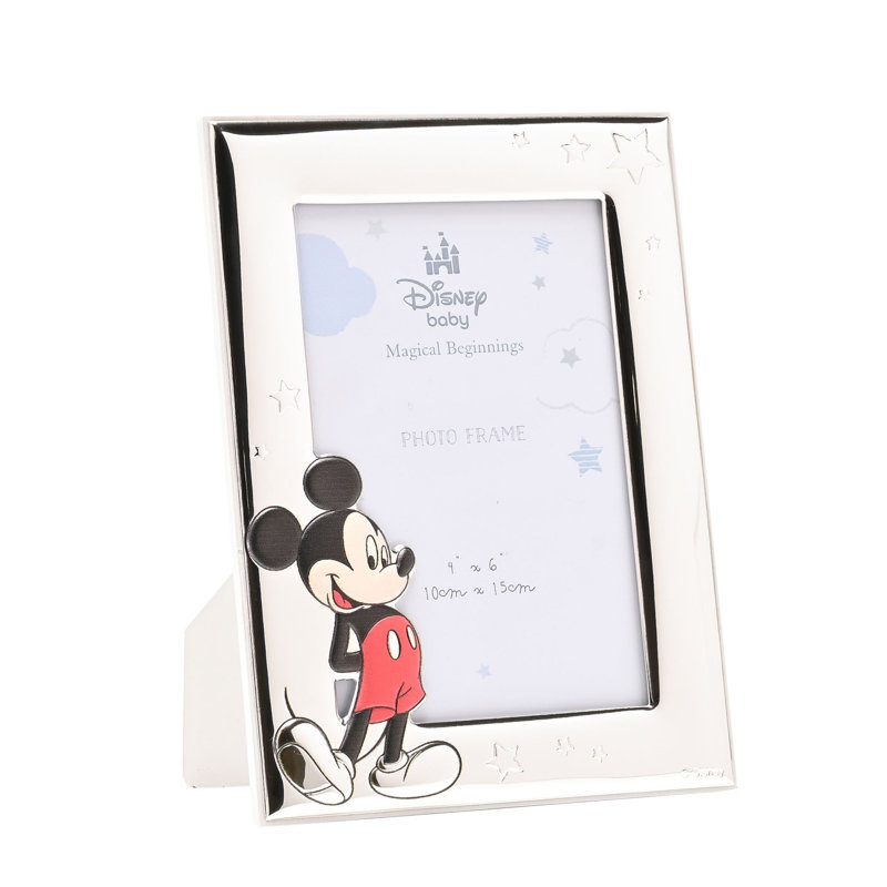 Disney Silver Mickey Photo Frame 4" x 6"