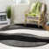 Ashal Abstract Gray/Black Area Rug