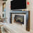 28 Inch Electric Fireplace Insert Multicolored Remote Control Flames Insert Mount Vent Free Double Safety Protection 1400w Heat With 11 Temperature Settings