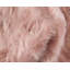 Tapis antidérapant en fausse fourrure rose 5 pi x 8 pi