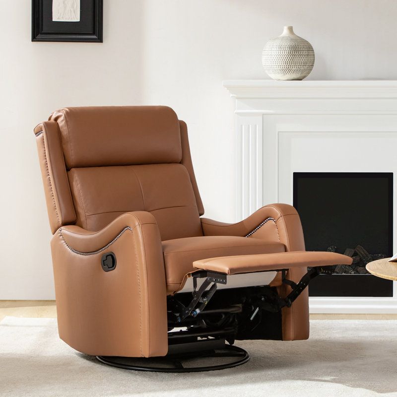 Fauteuil inclinable manuel pivotant de 28,3 po Amaty, Chameau