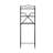 65" Over The Toilet Storage Shelf, Metal Freestanding Over The Toilet Storage With Three Wooden Shelves