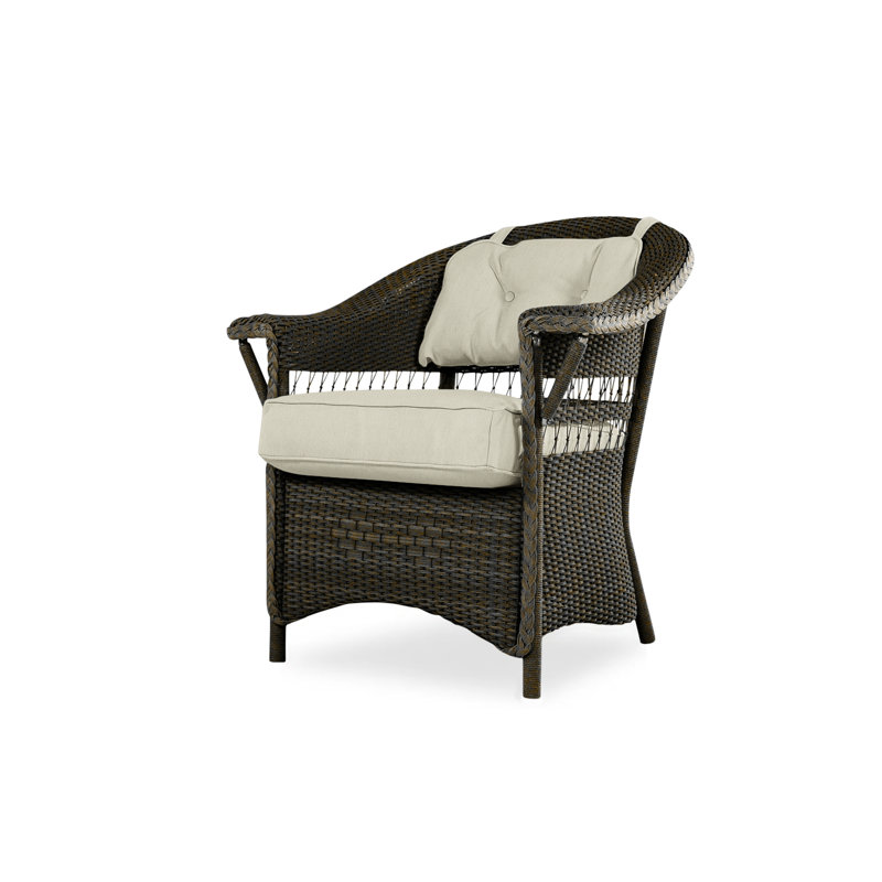 Nantucket Outdoor Dining Armchair, Decorline Navy, Mink