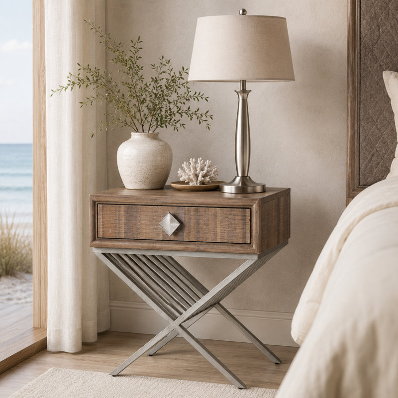 Table en bois avec tiroir Hudson Ferry