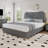 Modern Boucle Upholstered Bed with Adjustable Curved Headboard-372263193-372263198