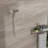 Brushed Nickel Hand Shower With 7 Spray Modes - 4.7" Gel Nozzle Head, 59" Stainless Steel Hose, Adjustable Holder For Relaxing Bath Experience Handheld Settings Angle
