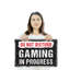Enseigne en plastique 13 po x 20 po Ne pas déranger Gaming In Progress-119525796