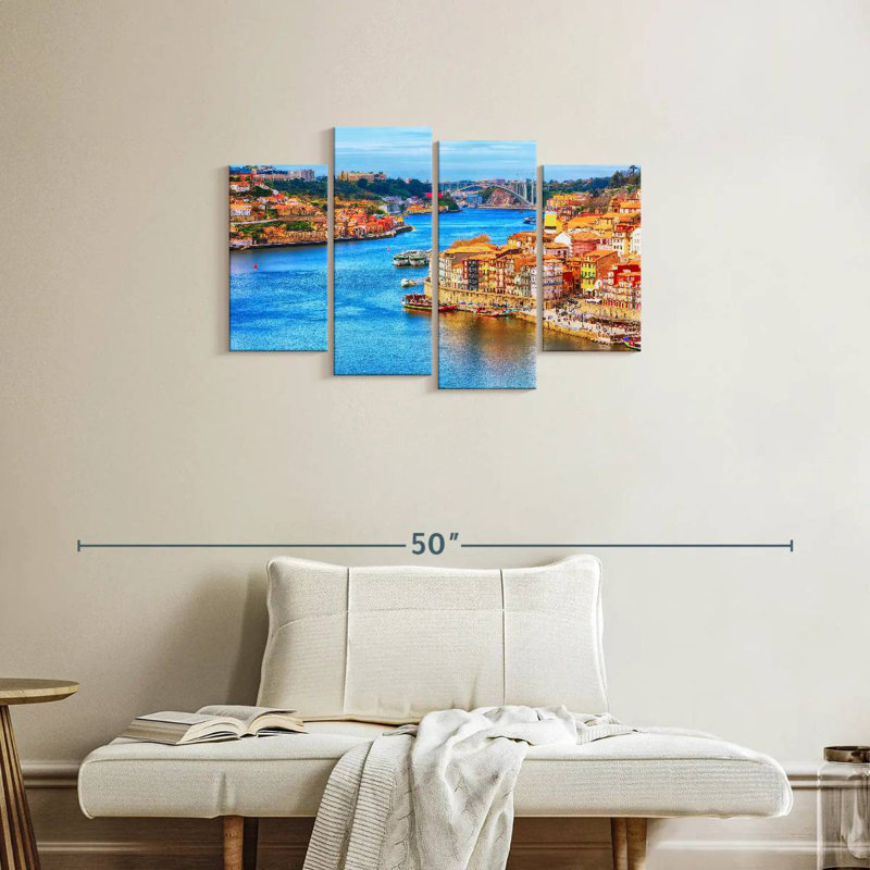 Paysage urbain Sirci Porto, H 22 po x l 36 po