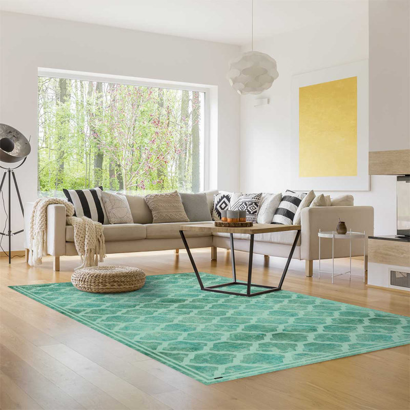 Bynoe Geometric Kitchen Mat, Rectangular 136 x 203cm
