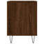 Mursida 40cm W Metal Bedside Table-12029940