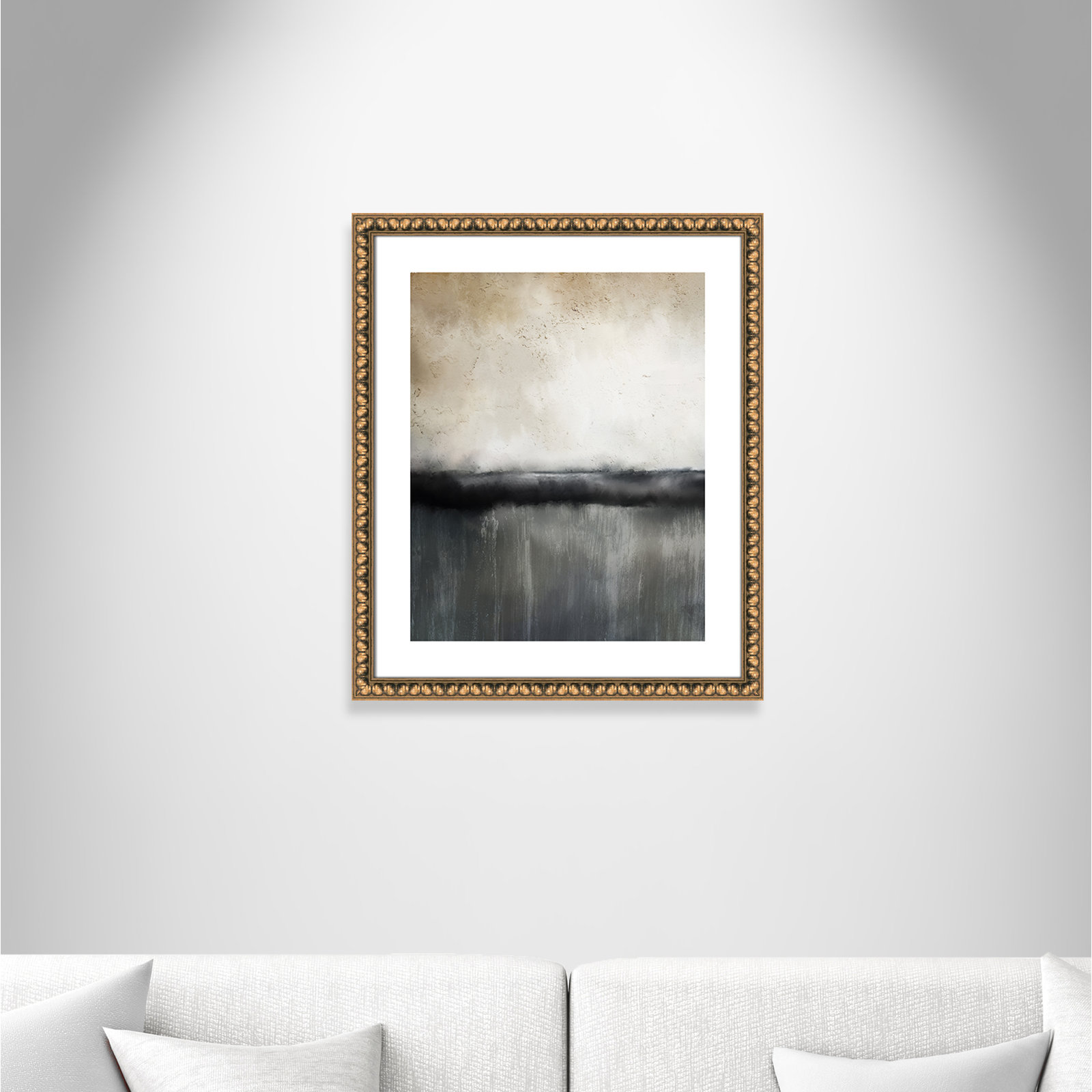 Dorota "Sunset" Print by Kimberly Allen, Picture Framed Paper, 25.5" H x 21.5" W, Gold Bead