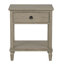 Table de chevet Victoria gris récupéré-1489880561