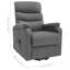 Fauteuil inclinable électrique Power Lift pour cinéma maison-220356411