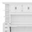 Lit escamotable simple 6 tiroirs avec garde-robe, tablettes, armoire et bureau-1050434226