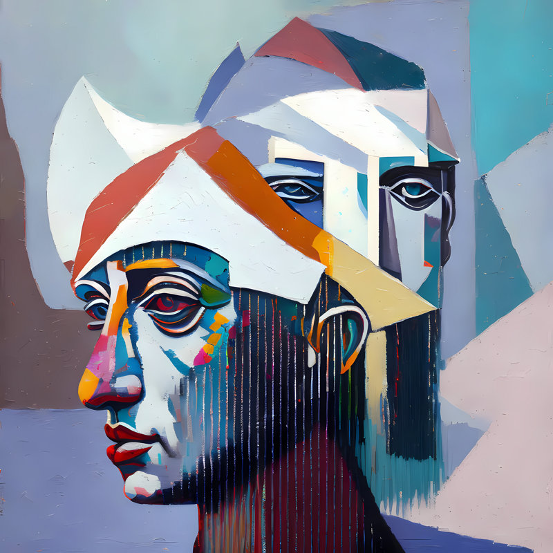 On The Back Of My Mind, 30" H x 30" W