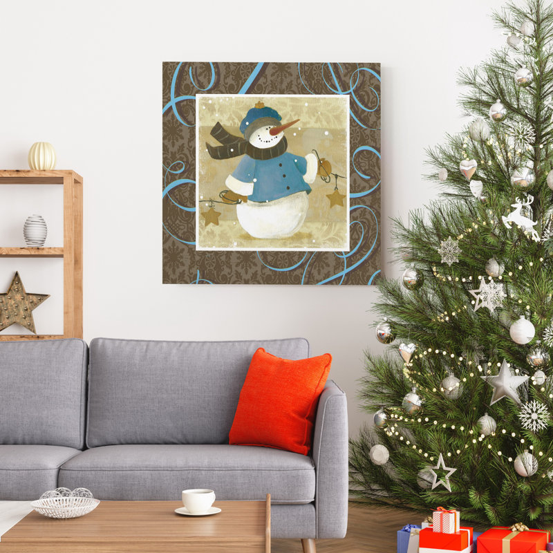 «Snowflakes and Stars I», reproduction sur toile tendue, H 10 po x l 10 po x P 1,5 po
