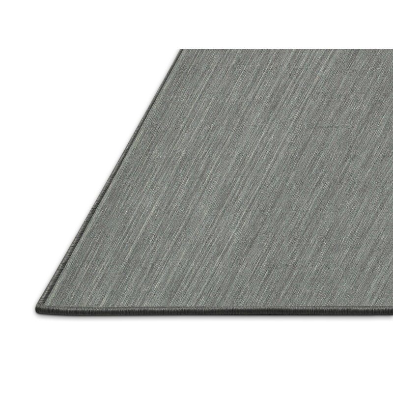 Tapis contemporain gris, Rectangle 7 pi x 9 pi