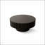 Table basse ronde en forme de piédestal robuste fabriquée à la main en forme d'olive pour les salons modernes-1265552714