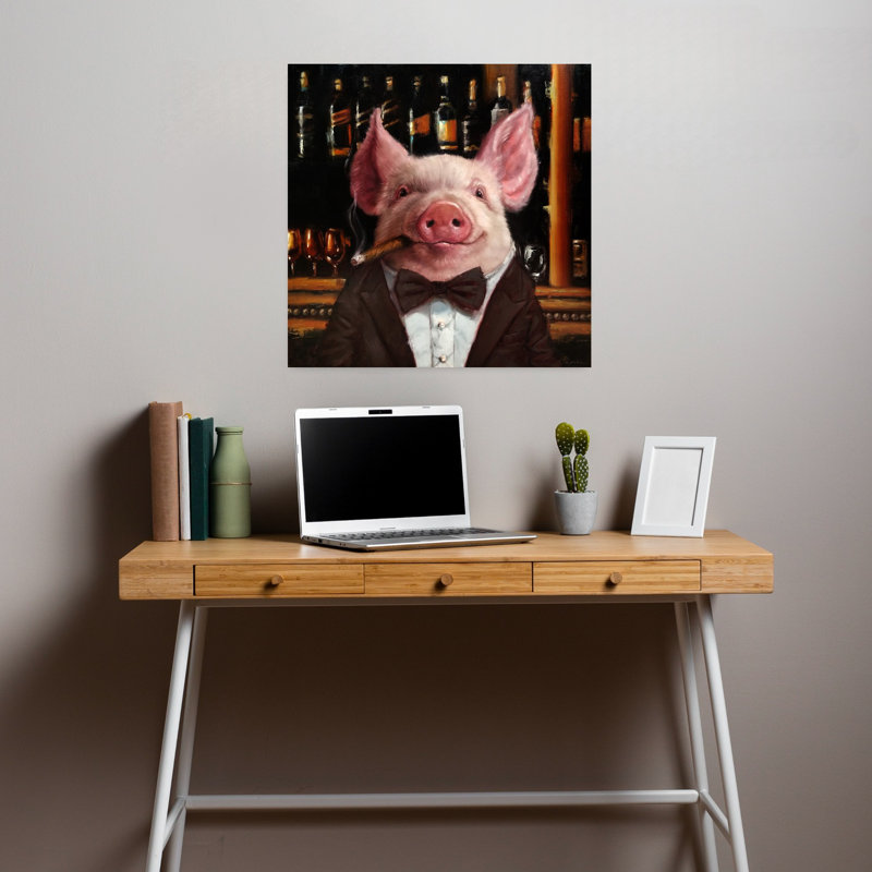 Art urbain contemporain High High Roller, H 18 po x l 18 po