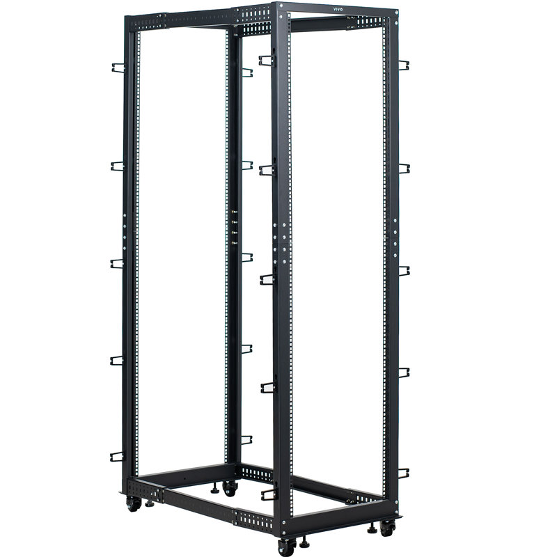 Support à données ajustable à support ouvert à 4 colonnes VIVO 42U