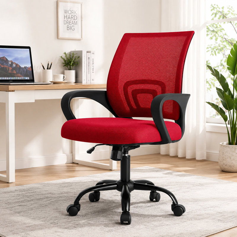 Chaise de bureau Mahaasvin, Rouge